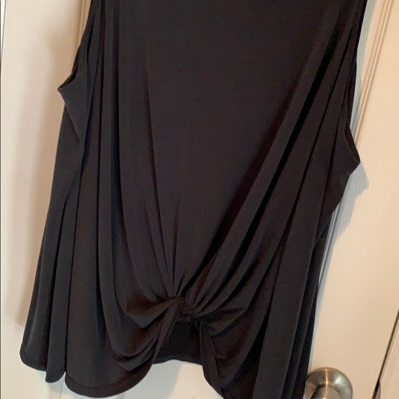 Black Cold Shoulder Top - Picture 2 of 8